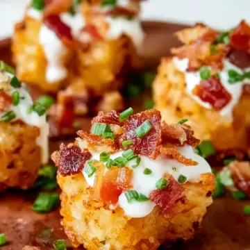 Loaded Tater Tot Bites