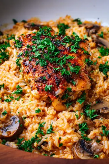 Smothered Chicken and Rice