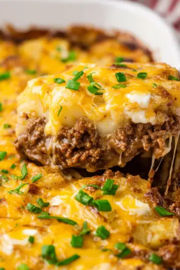 Ground Beef and Potato Casserole