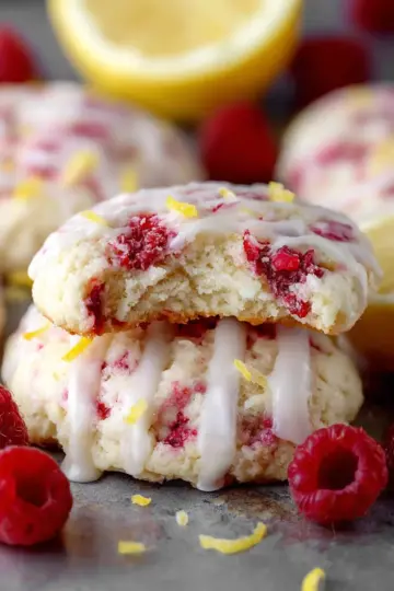 Lemon Raspberry Cookies