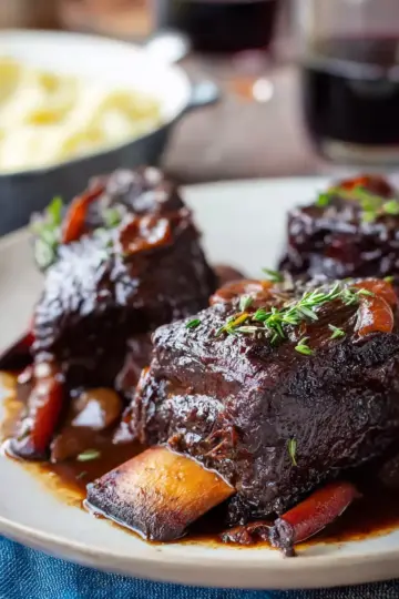 Red Wine–Braised Beef Short Ribs