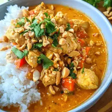 Thai Peanut Curry Chicken Recipe (Better Than Takeout)