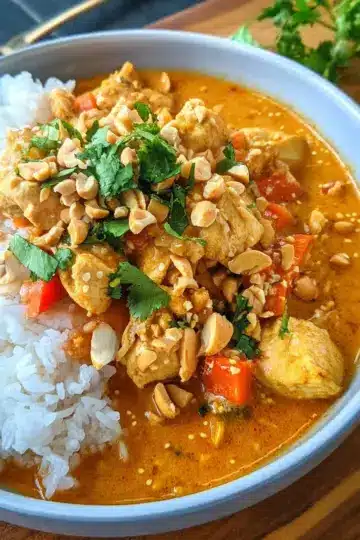 Thai Peanut Curry Chicken Recipe (Better Than Takeout)