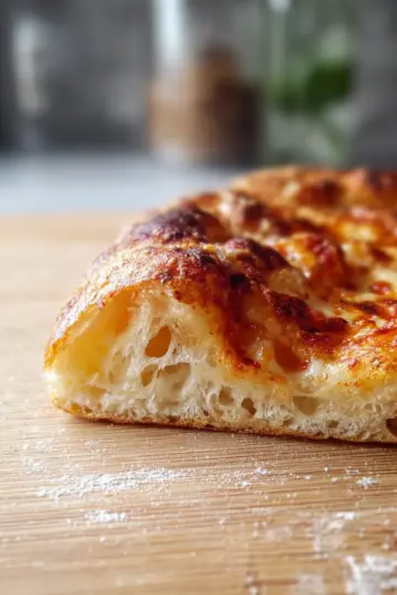 artisan pizza dough- crispy, chewy, bubbly crust