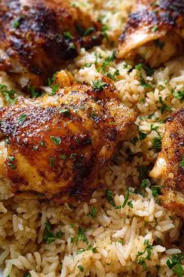 Oven Baked Chicken and Rice