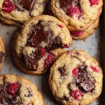 Raspberry Chocolate Chip Cookies