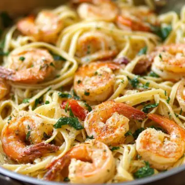 Garlic Butter Shrimp Pasta