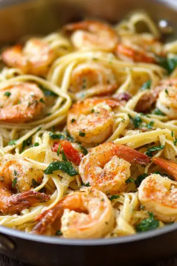 Garlic Butter Shrimp Pasta