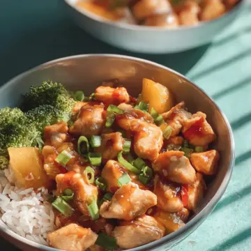 Sweet Chili Chicken Stir Fry Bowls