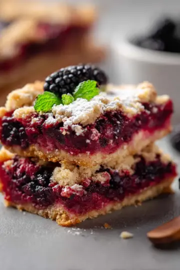 Blackberry Pie Bars