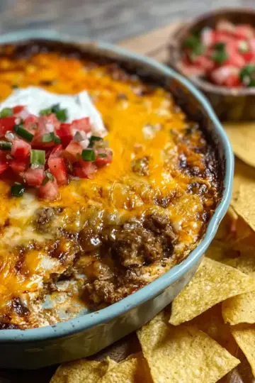 Baked Taco Dip