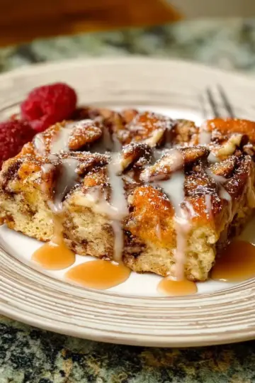 Cinnamon Roll French Toast Casserole