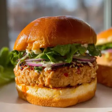 Sweet Chili Tuna Burgers