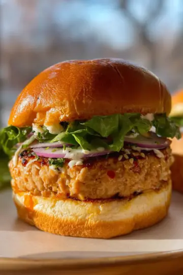 Sweet Chili Tuna Burgers