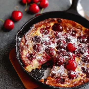French Cherry Clafoutis