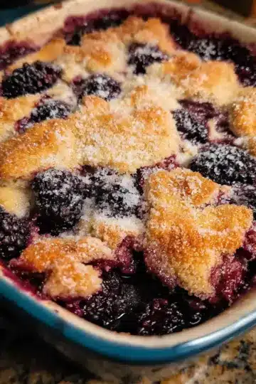 Bisquick Blackberry Cobbler