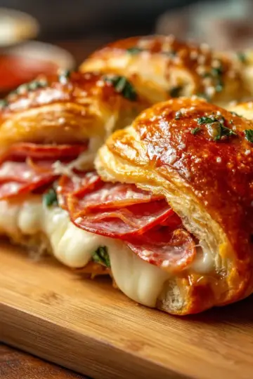 Italian Crescent Roll Sandwich Bake