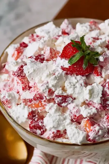 Strawberry Shortcake Fluff Salad