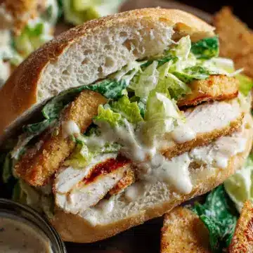 Chicken Caesar Sandwich Recipe (Crispy and Delicious)
