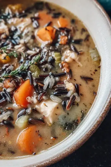 Autumn Wild Rice Soup