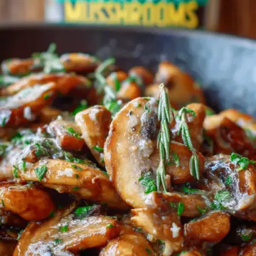 Sautéed Ranch Mushrooms