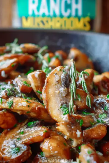 Sautéed Ranch Mushrooms