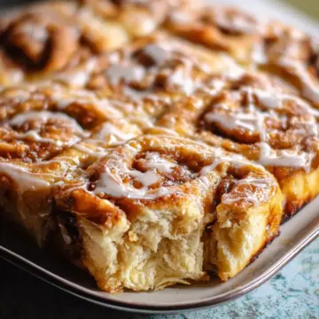 Peach Cobbler Cinnamon Rolls