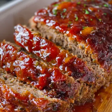The Best Bourbon Glaze Meatloaf