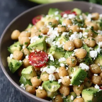 Chickpea, Avocado, & Feta Salad