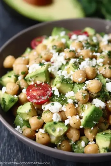 Chickpea, Avocado, & Feta Salad