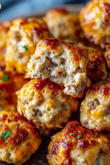 Cream Cheese Sausage Balls