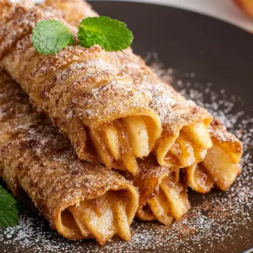 Air Fryer Apple Pie Taquitos
