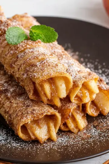 Air Fryer Apple Pie Taquitos