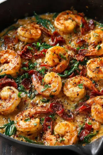 Tuscan Shrimp (One-Pan, 30-Minute Dinner)
