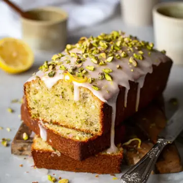 Homemade Lemon Pistachio Cake {Easy & Delicious!}
