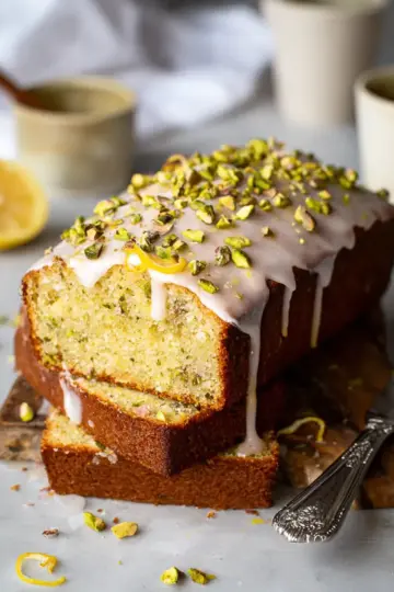 Homemade Lemon Pistachio Cake {Easy & Delicious!}