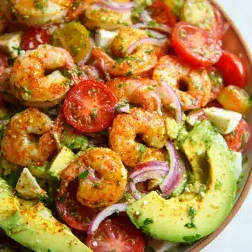 Shrimp Avocado Tomato Salad Recipe