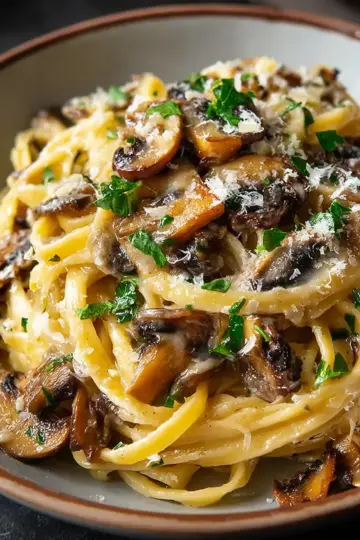 Caramelized Leek and Mushroom Gruyere Pasta Recipe