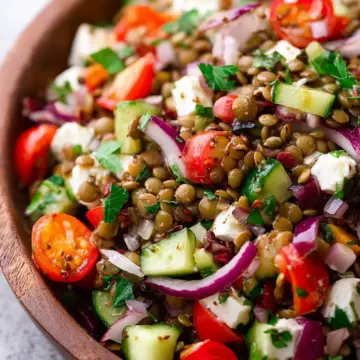 Mediterranean Lentil Salad
