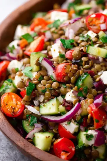 Mediterranean Lentil Salad