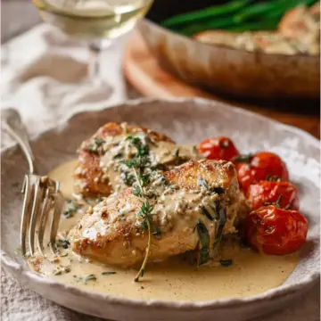White Wine Dijon Chicken recipe