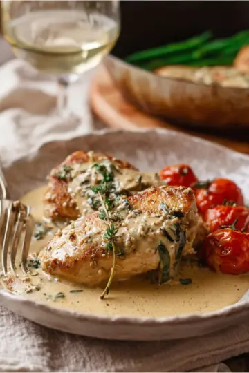 White Wine Dijon Chicken recipe