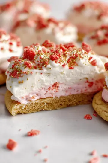 Strawberry Shortcake Ice Cream Bar Cookies