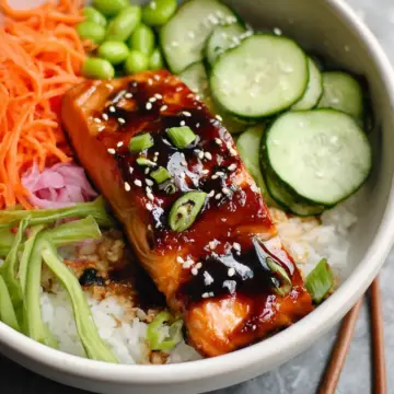 Teriyaki Salmon Bowl (Easy 30 Minute Dinner)