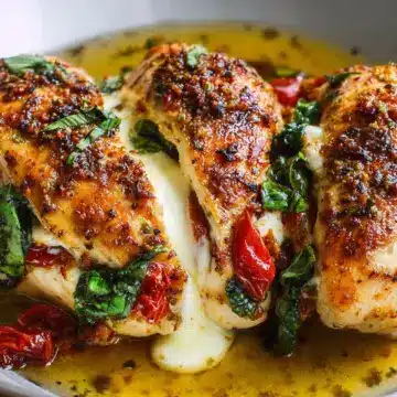 Caprese-Stuffed Chicken