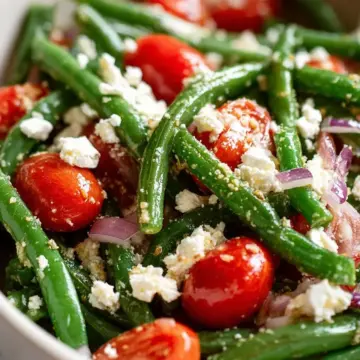 Green Bean Salad with Cherry Tomato Feta