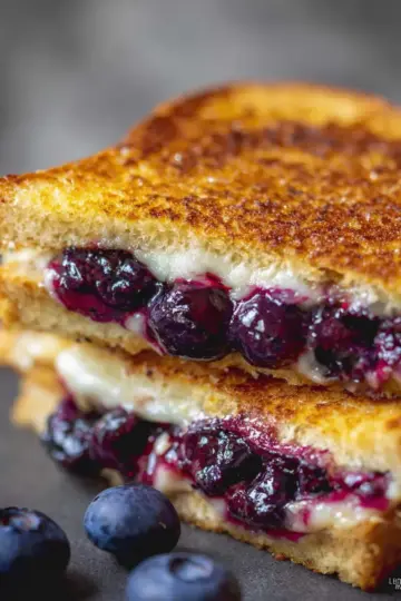 Blueberry Grilled Cheese Sandwich