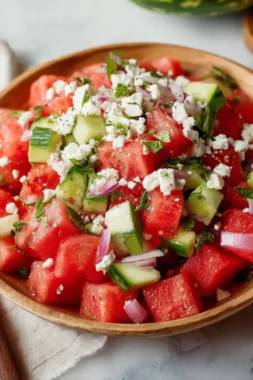 Watermelon Salad with Feta
