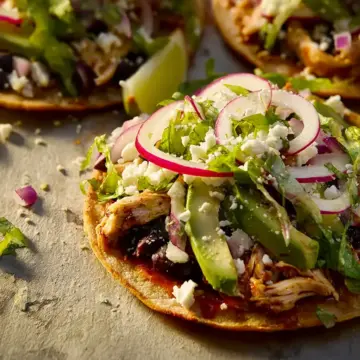 Chicken Tostadas