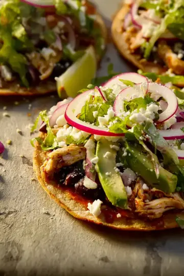 Chicken Tostadas